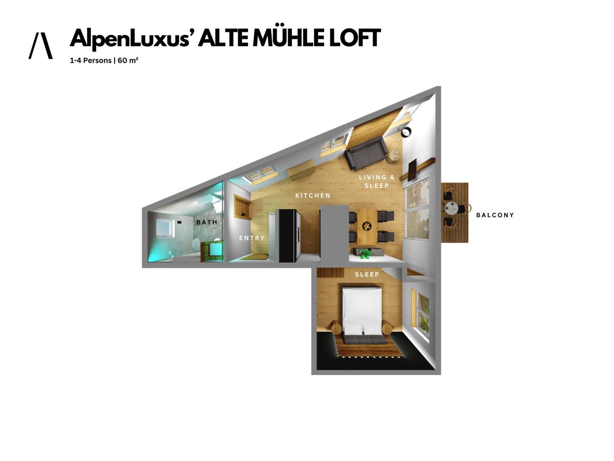 Alte Muehle Loft - Balcony & Car Park By Alpenluxus Appartements Brixlegg Esterno foto